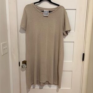Jungmaven Tan Midi T-Shirt XL Dress
